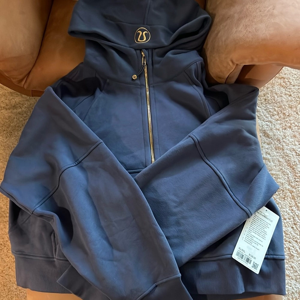 Lululemon Scuba Full Zip Hoodie Sade GOLD NWT